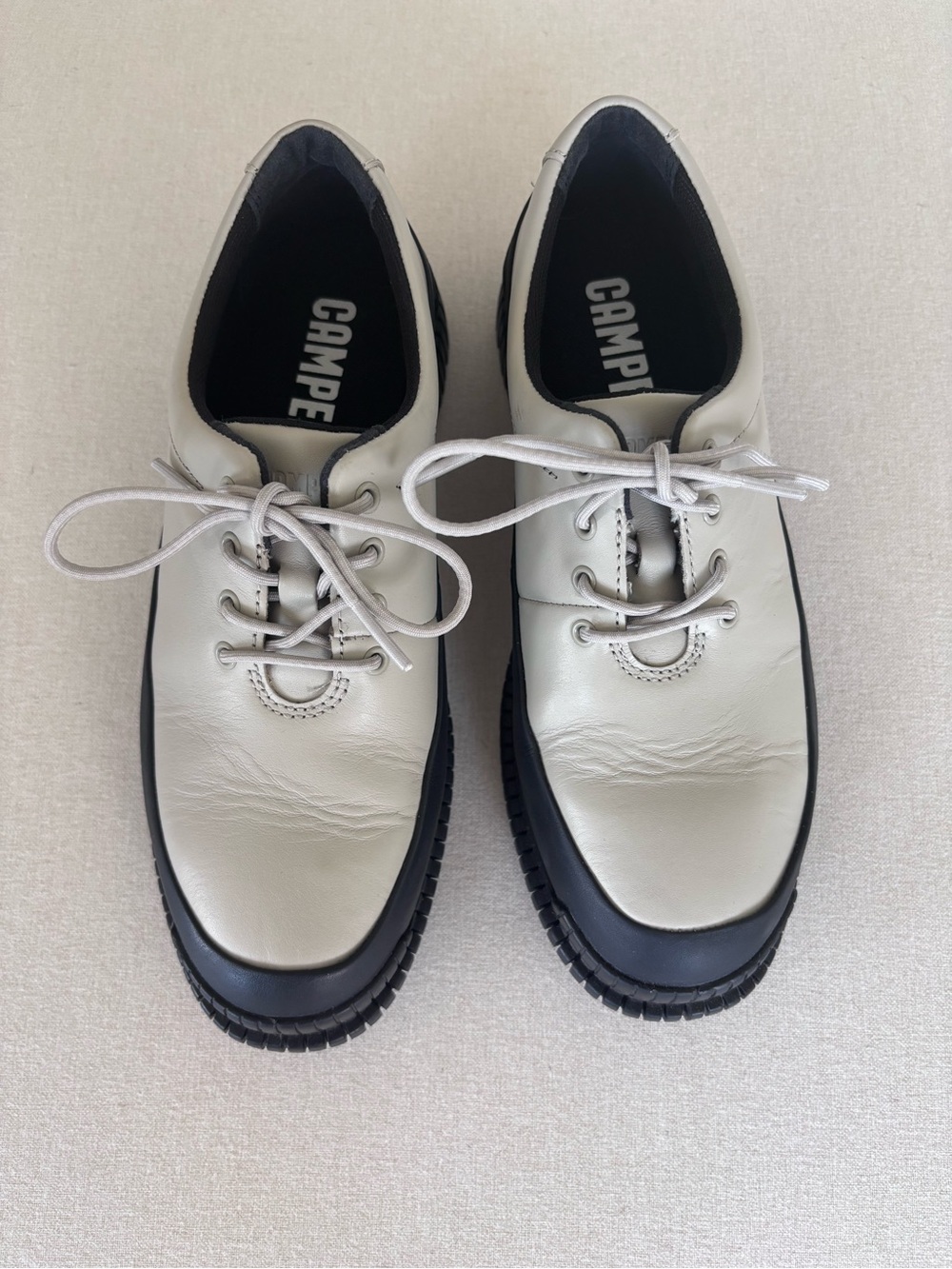 Camper Pix leather shoes white black 37 - Picture 2 of 7